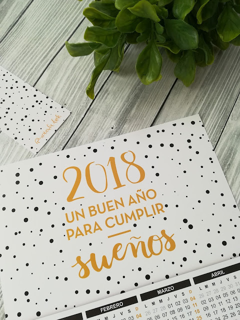 Calendario bonito 2018