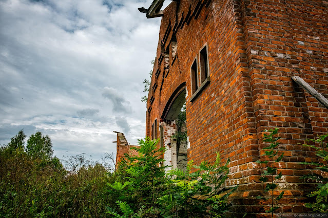 Сочинение про усадьбу рукавишниковых Кирпичный скотный двор в крапиве