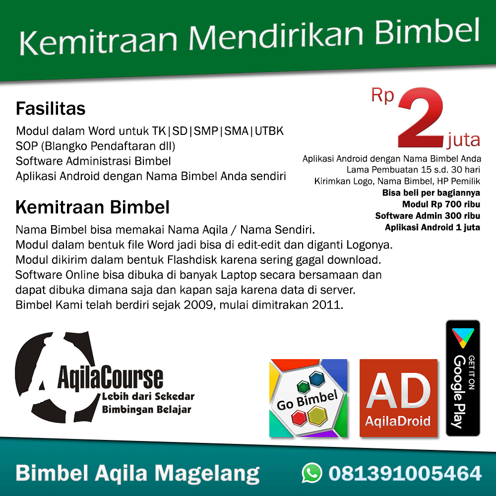 Kemitraan Bimbingan Belajar