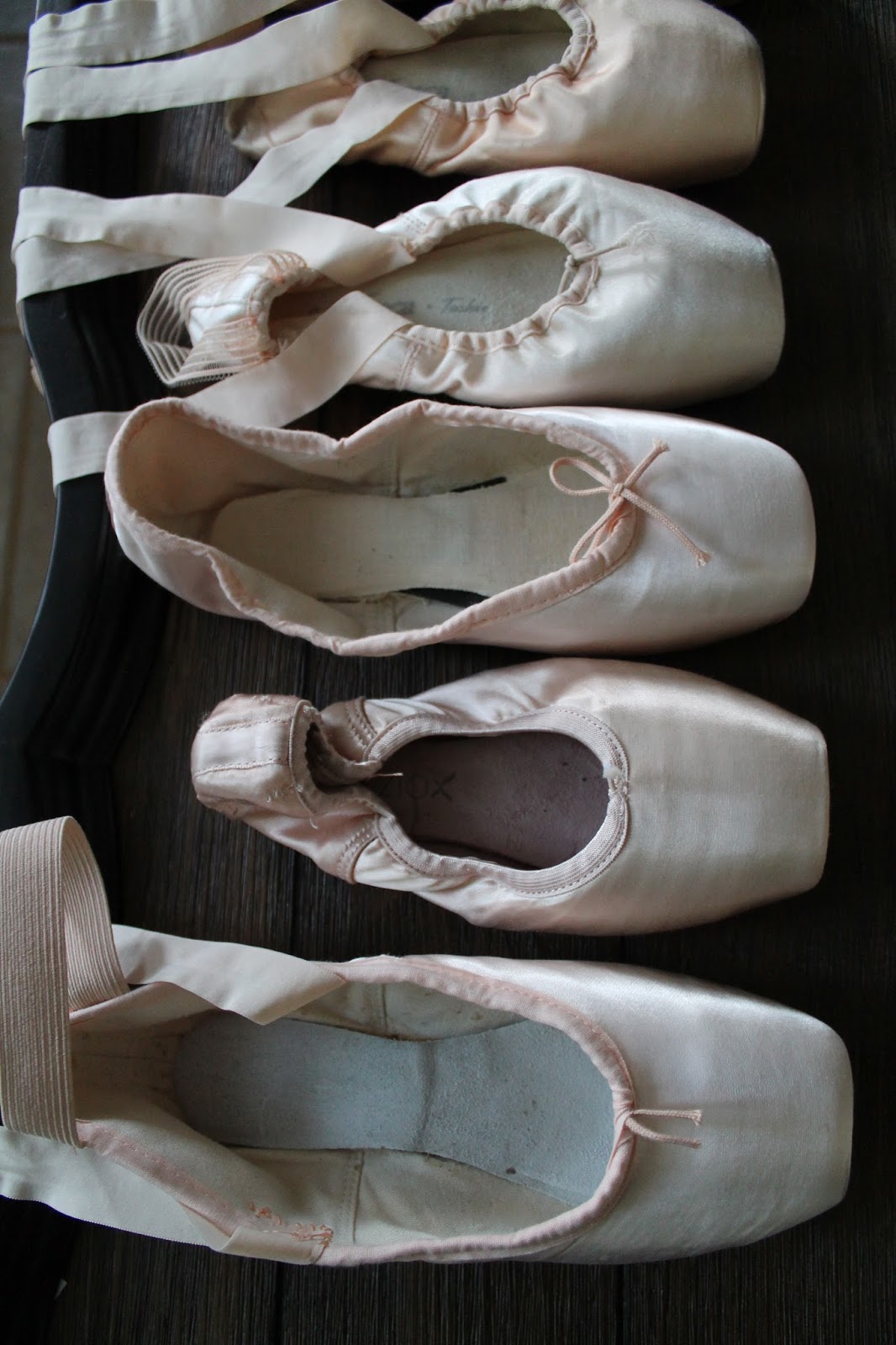 Pointe shoe fitting story