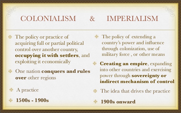 englishmajorana: Colonialism and imperialism
