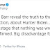 Trump demands to know Why Barr did NOT reveal Hunter Biden federal tax probe