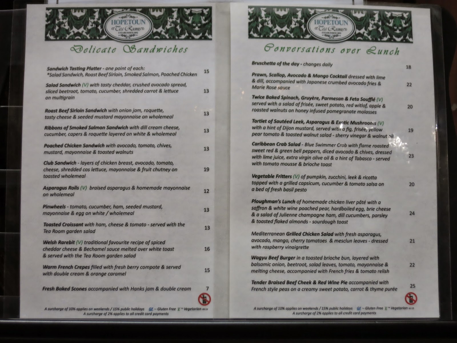 ABBATravel Melbourne To Eat (Hopetoun Tea Rooms)