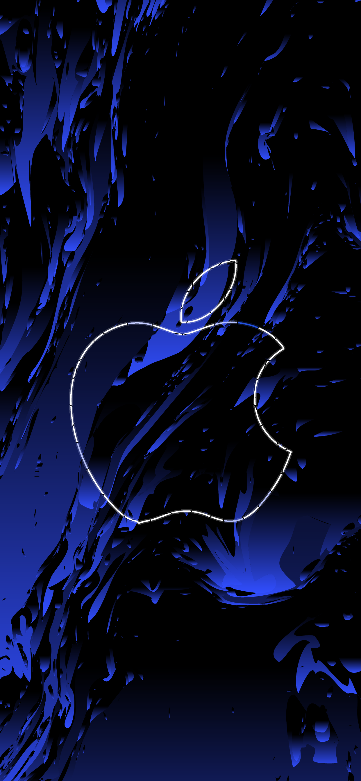 HD blue apple logo wallpapers  Peakpx