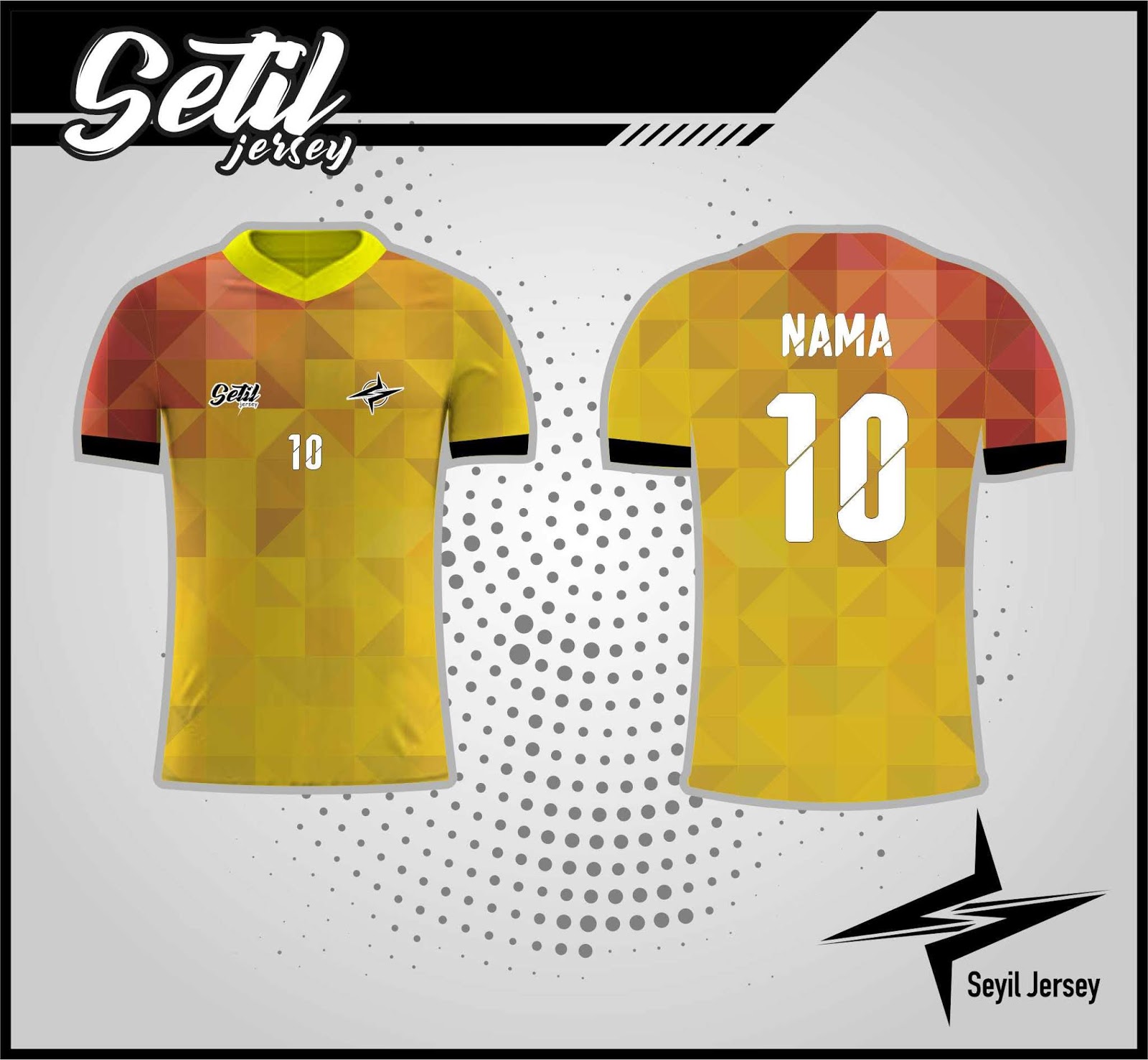 Desain Baju Futsal Batik Depan Belakang Gejorasain