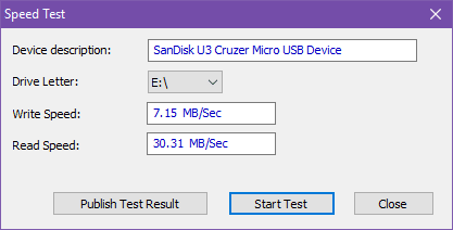 كيفية قياس سرعة الفلاش الخاص بك(USB).! كيفية قياس سرعة الفلاش الخاص بك(USB).!