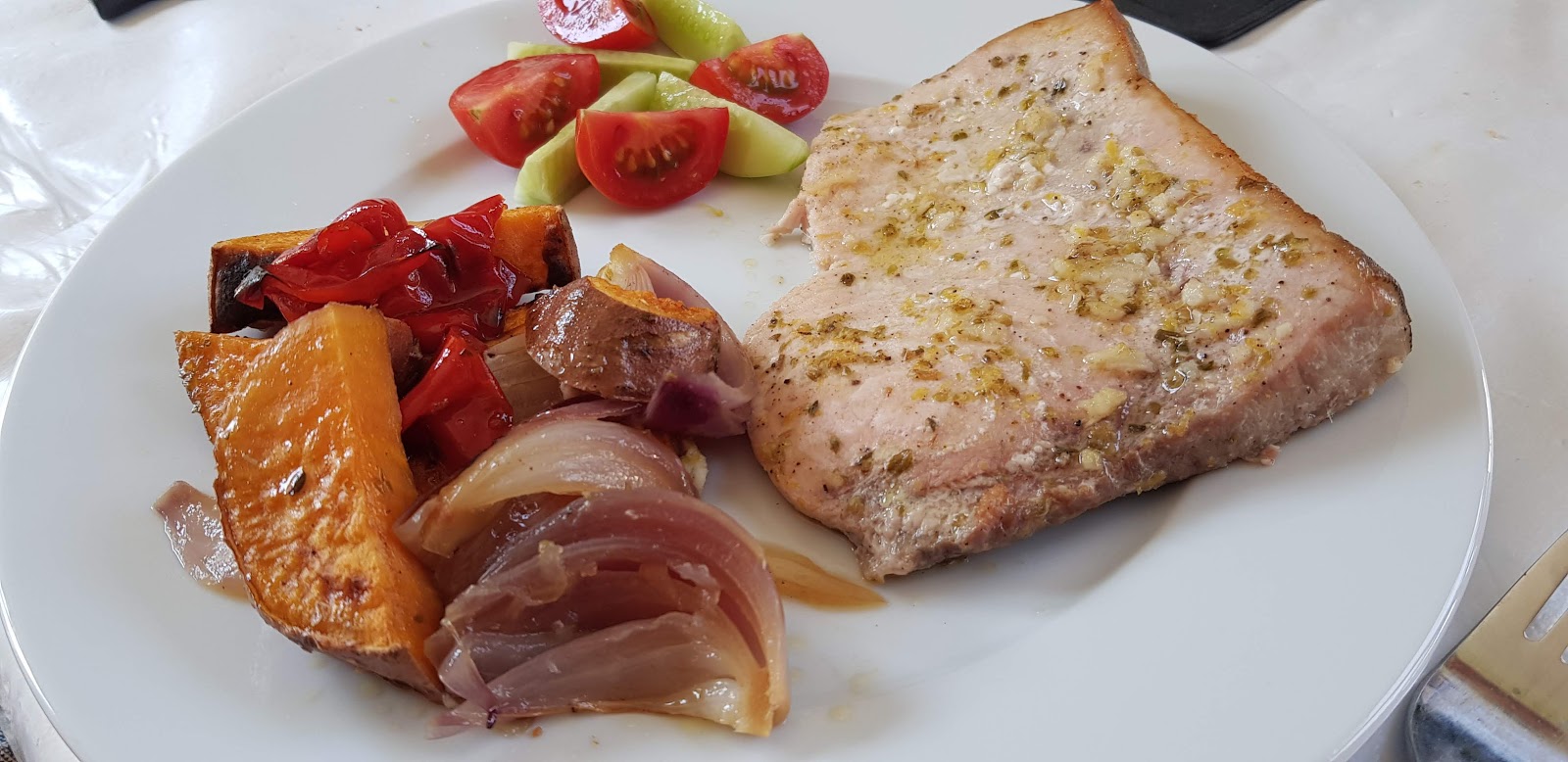 My (Not So) Perfect Food Oven Baked Swordfish