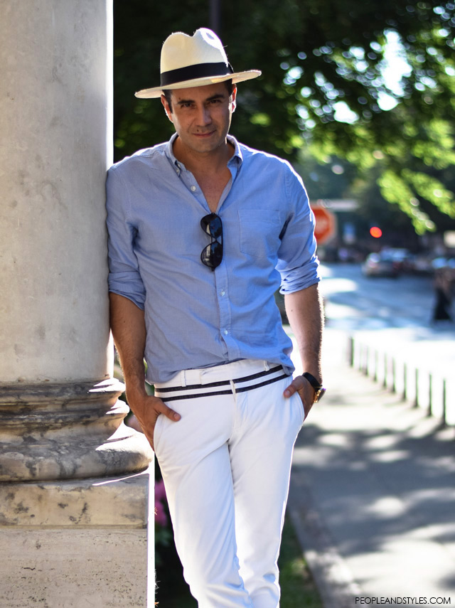 Men's Style with Panama Hat – People & Styles