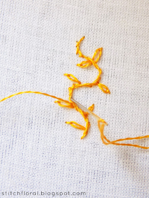 Covering up your mistakes in hand embroidery