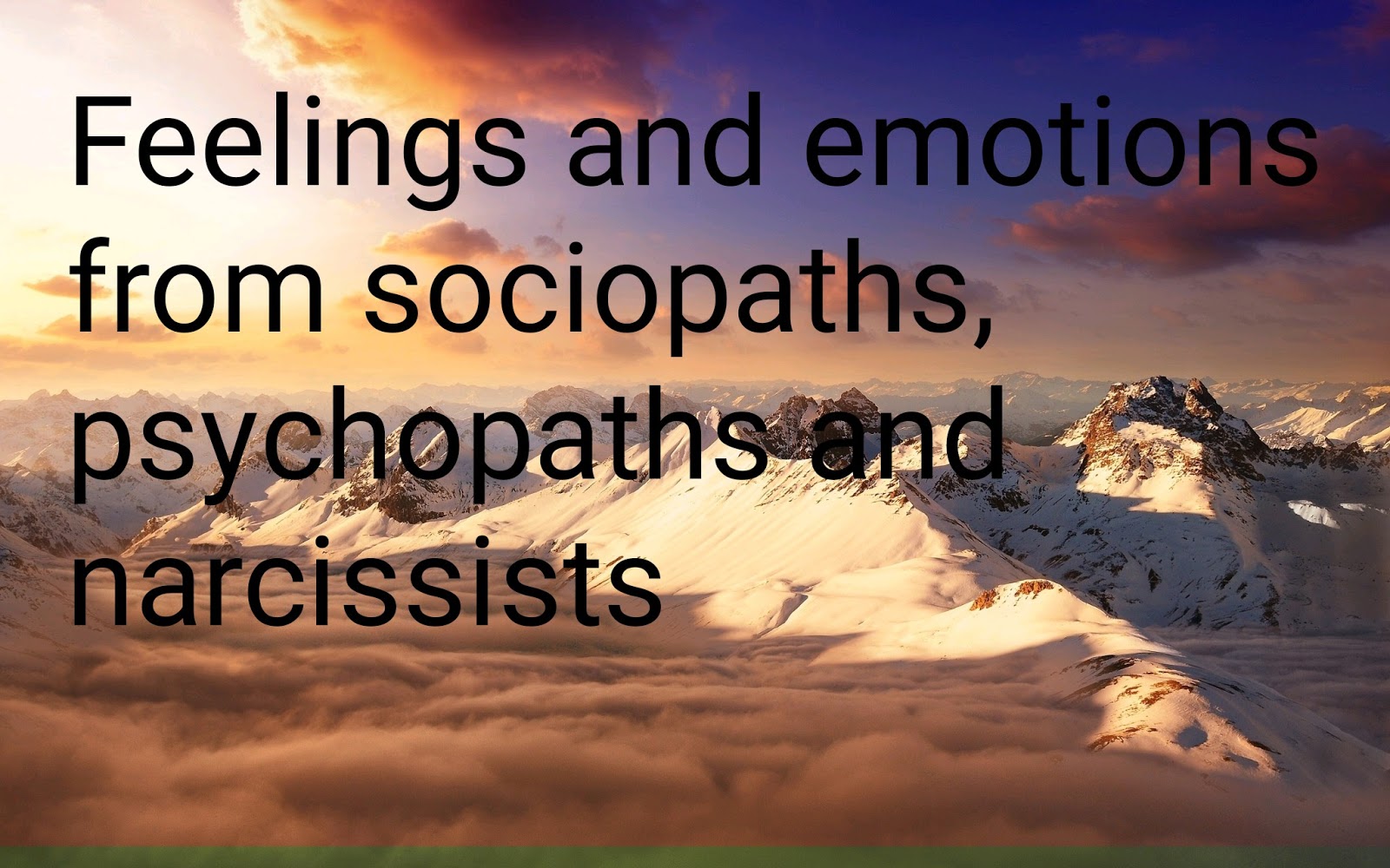 Do Sociopaths Cry