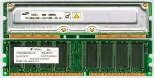 RDRAM (Rambus Dynamic Random Access Memory) RDRAM (Rambus Dynamic Random Access Memory)