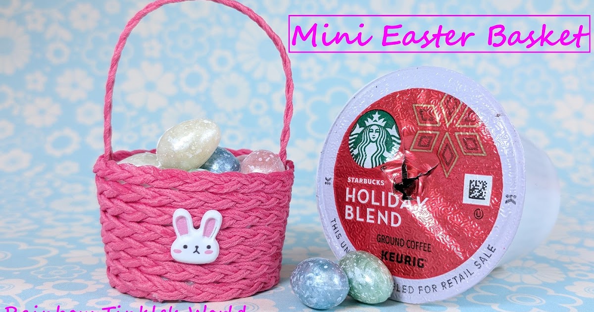 Rainbow Tinkle's World Easy Miniature Easter Baskets Reuse Those