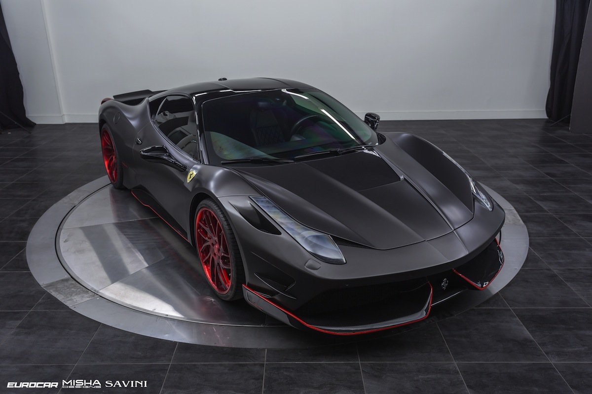 Ferrari 458 Black Matte