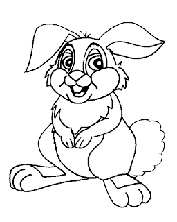 bunny coloring pages, kids coloring pages