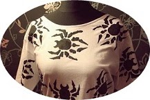 Koszulka z motywem pająka