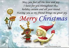 christmas wishes for friends