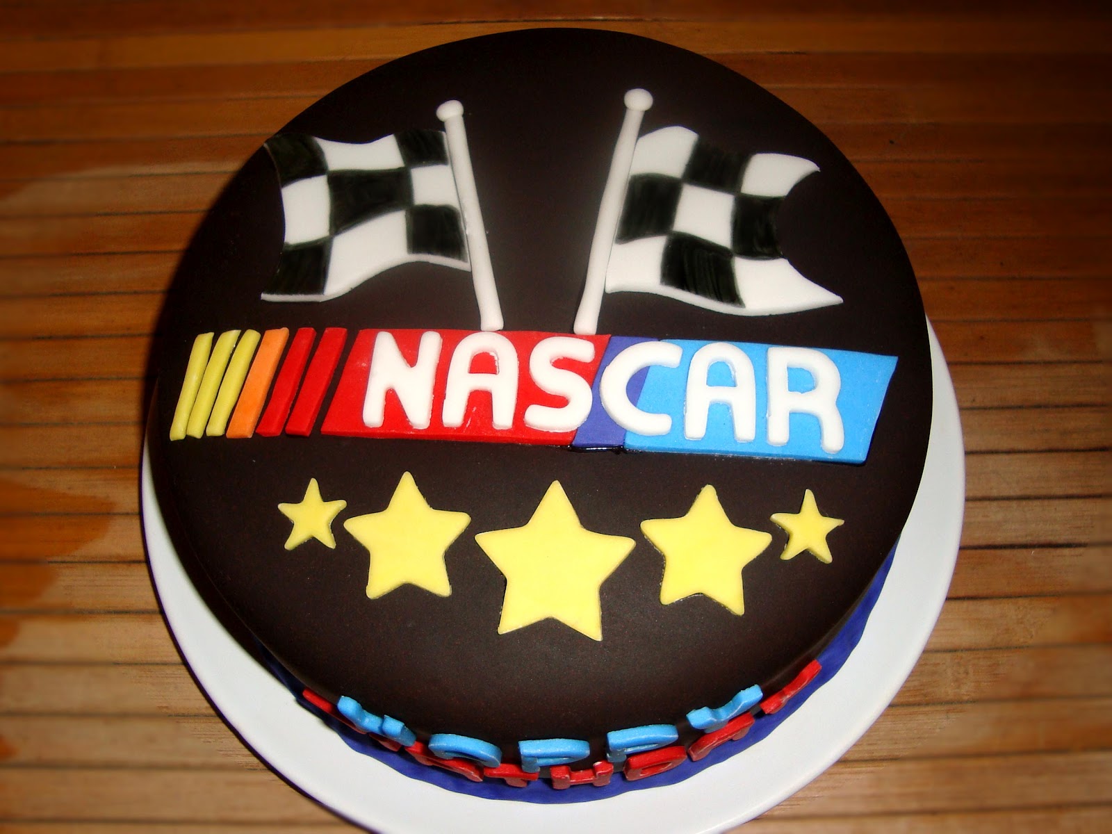Nascar Racing Track Cars Edible Cake Topper Image ABPID00656 – A Birthday  Place