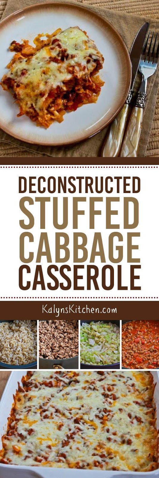 Deconstructed Stuffed Cabbage Casserole Kalyn's Kitchen