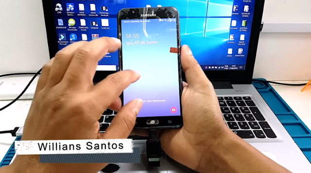 Aprenda como resolver o problema de Touch Parado no aparelhos Samsung J7 Neo SM-J701, J701MT. 