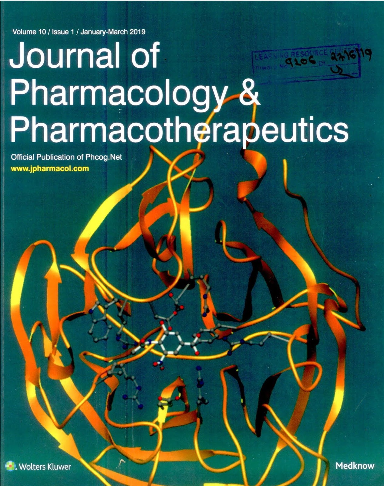 http://www.jpharmacol.com/showBackIssue.asp?issn=0976-500X;year=2019;volume=10;issue=1;month=January-March