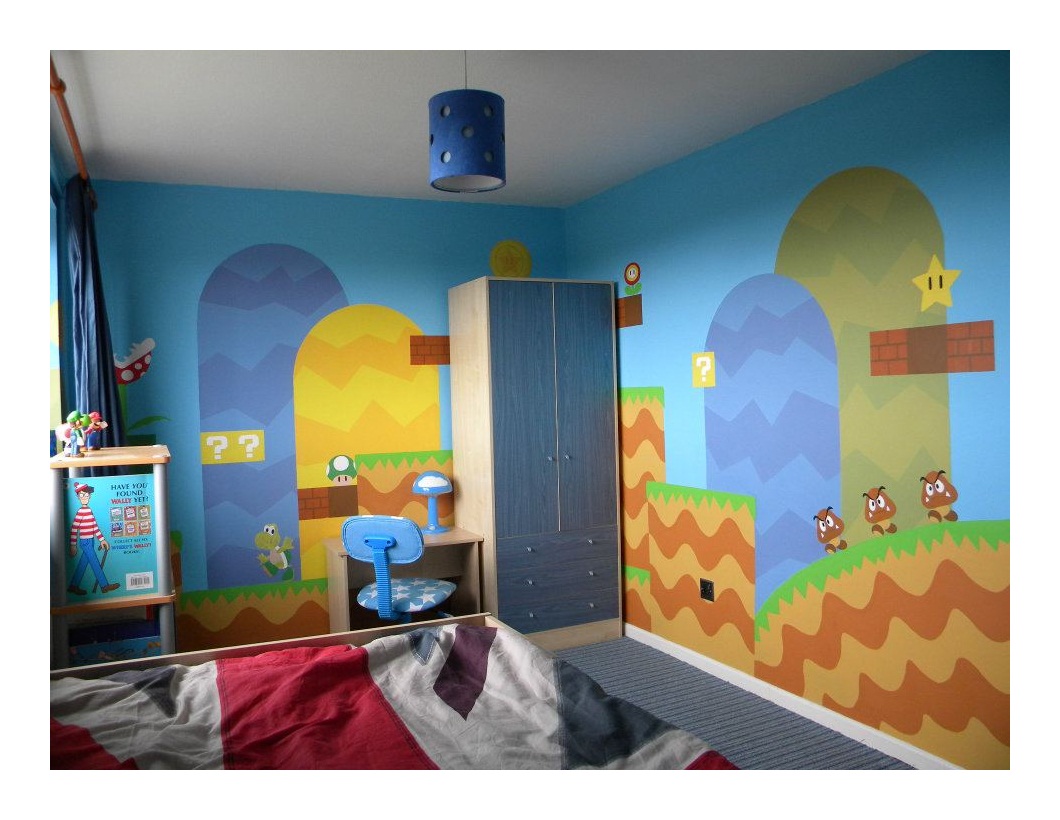 FrikiLowCost: DIY: friki habitaciones de Super Mario para niños (y no