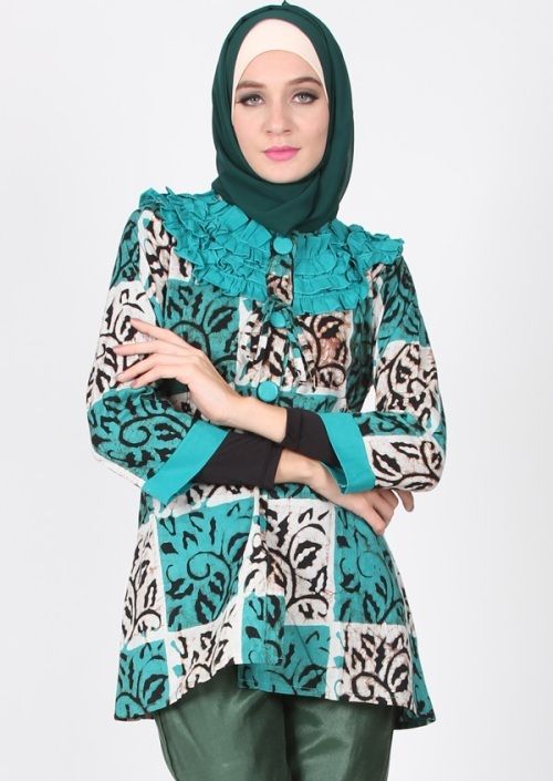25 Model Baju Kerja Wanita Muslimah 2019