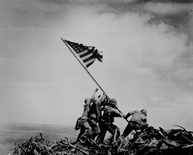  Raising the Flag on Iwo Jima by Joe Rosenthal, 1945
