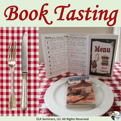 ELA Seminar Gal: How to Host a Book Tasting Event in Your Classroom