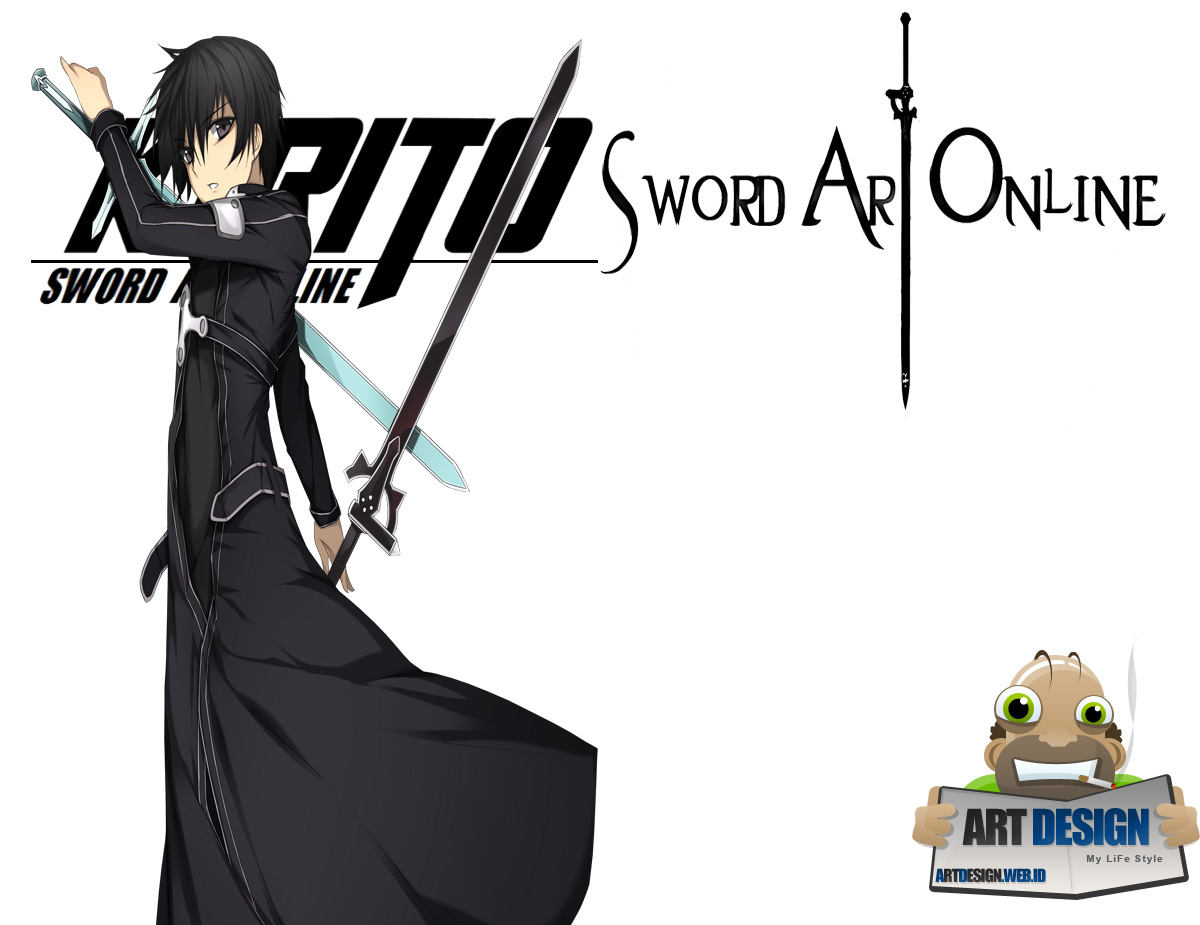 Kaos Anime Swort Art Online | Kode Swort Art Online 04 - Art Design