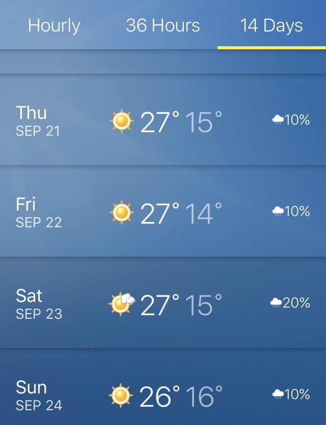 Needle Emporium Knitting Camp Weather Report