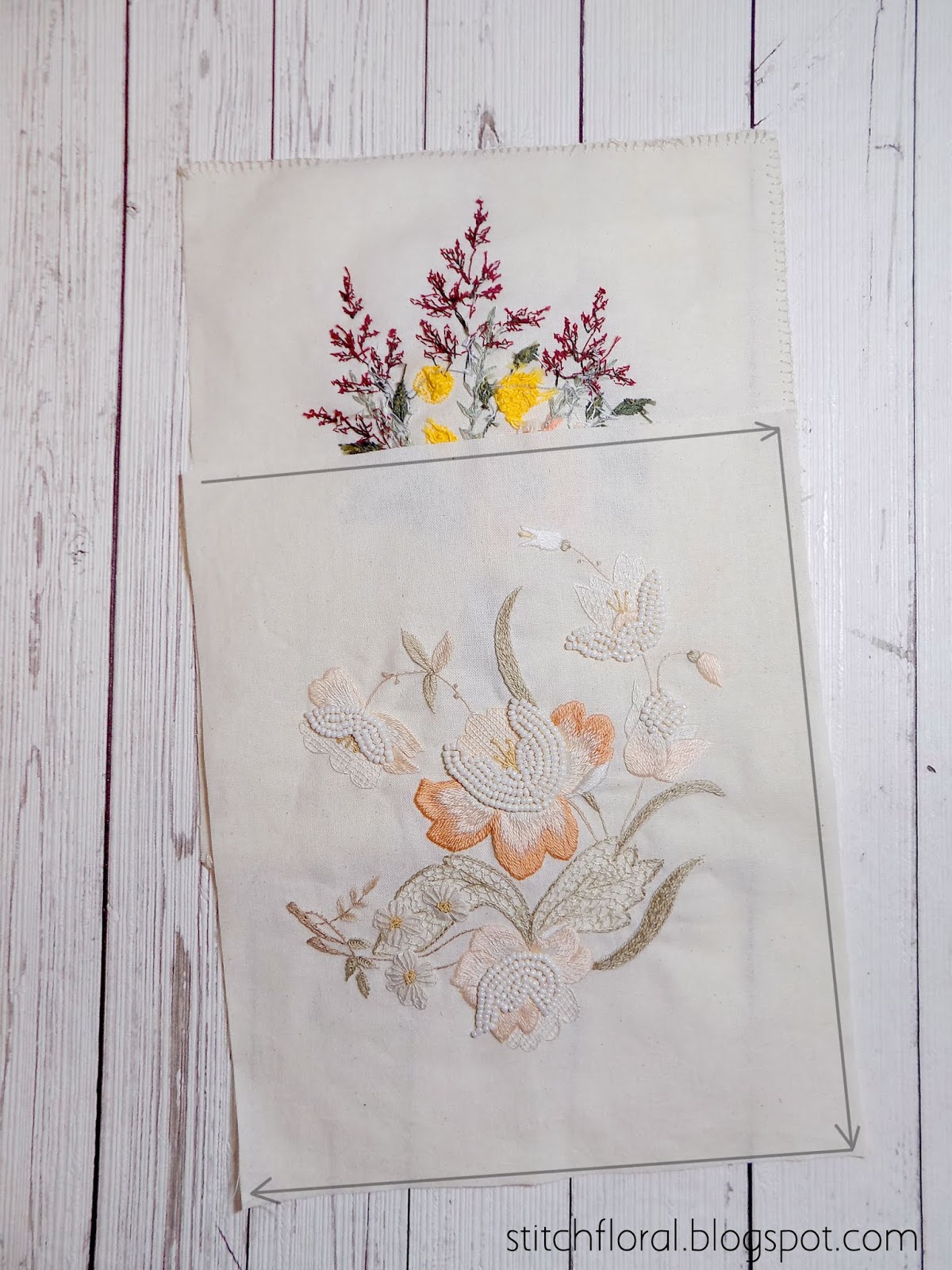 Embroidery Journal: repurposing old works as pages. Tutorial. - Stitch ...