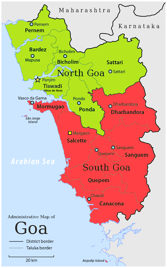 गोवा राज्य से संबंधित प्रश्न उत्तर (Questions Related To Goa State)