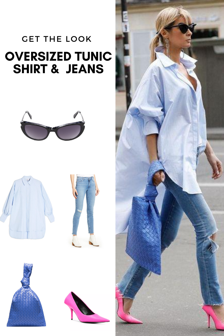 Oversized tunic shirt Clearance