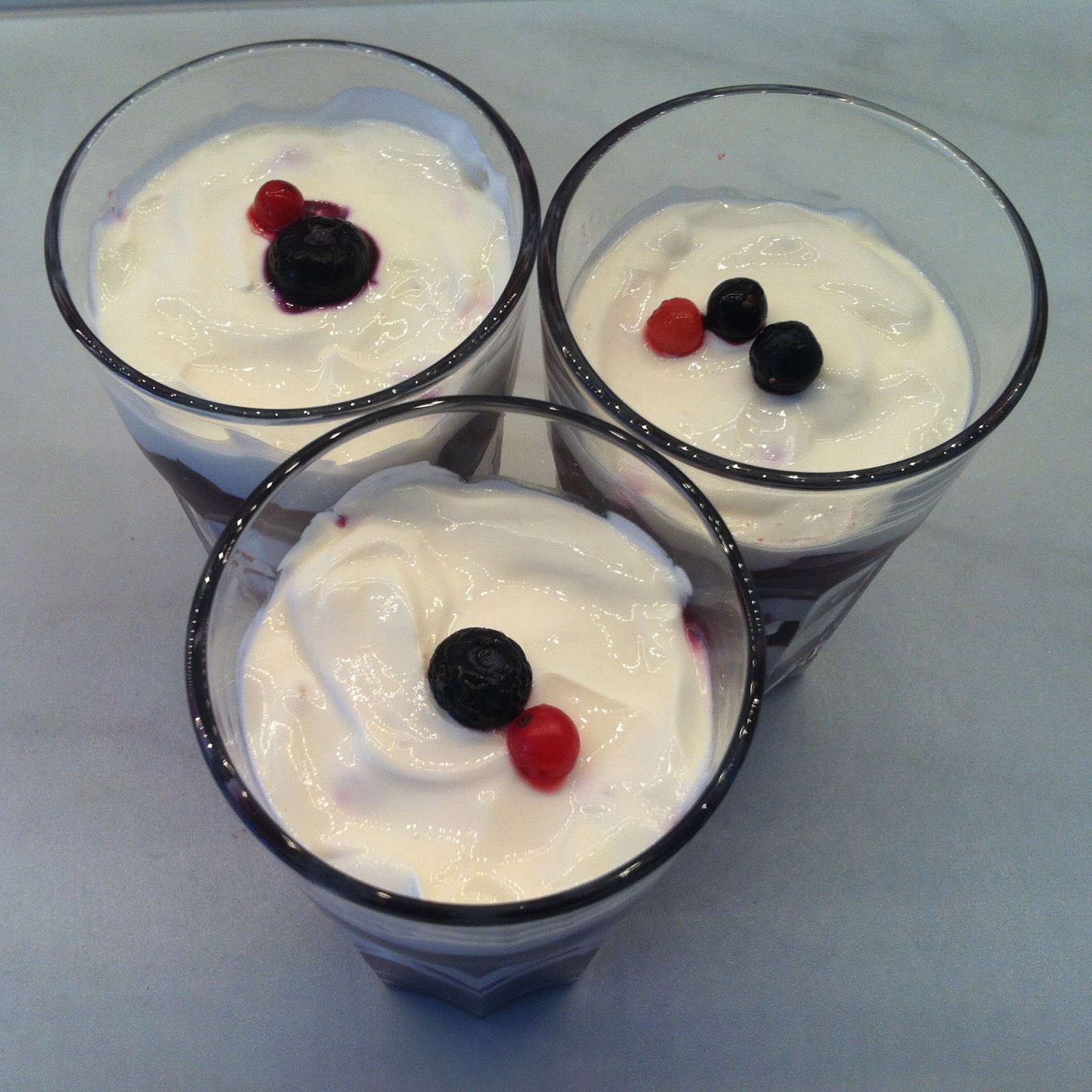 dinchen4444s Blog bei Chefkoch.de - Dessert mit Joghurt und Früchten