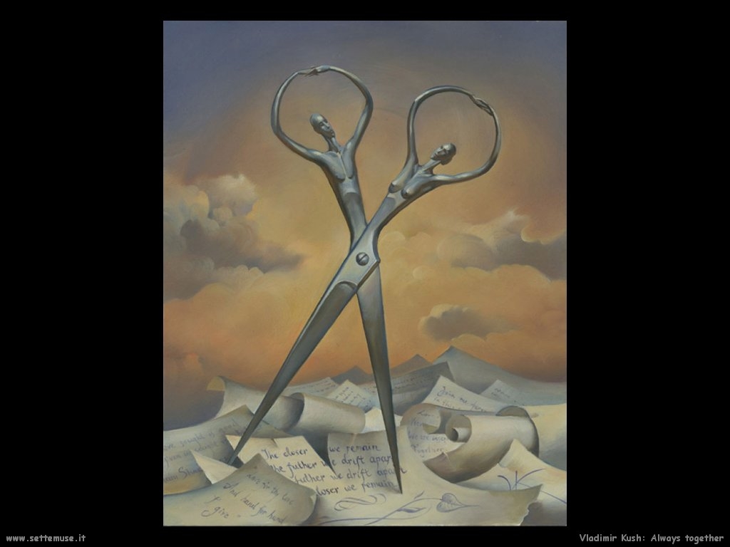 сальвадор дали угрызения совести. парикмахер дали. дали ножницы. книжные фантазии художника владимира куша. дали ножницы.