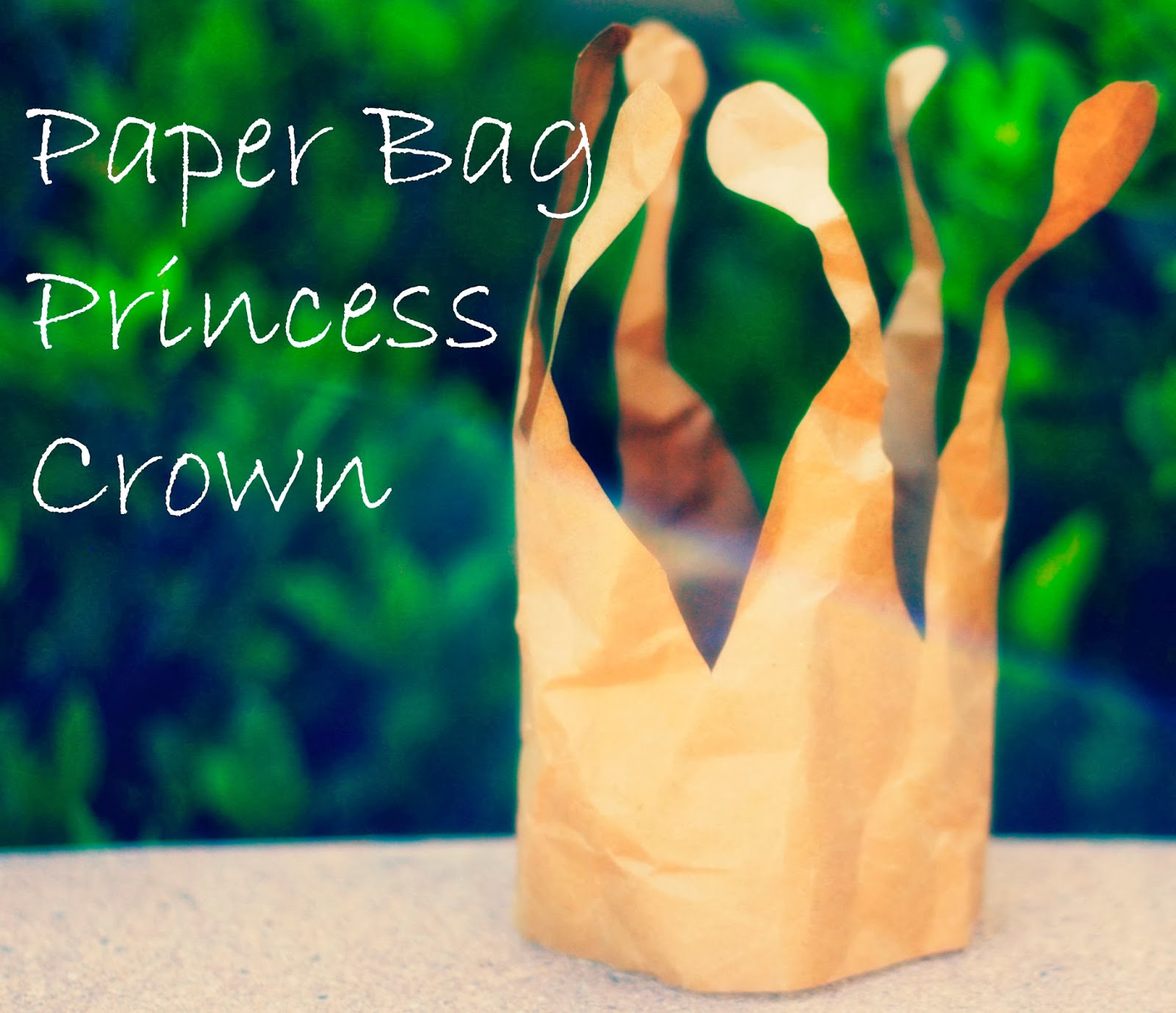 B W Paper Bag Princess Crown