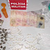 Polícia apreende drogas na tarde desta quarta-feira (16), em Monte Horebe
