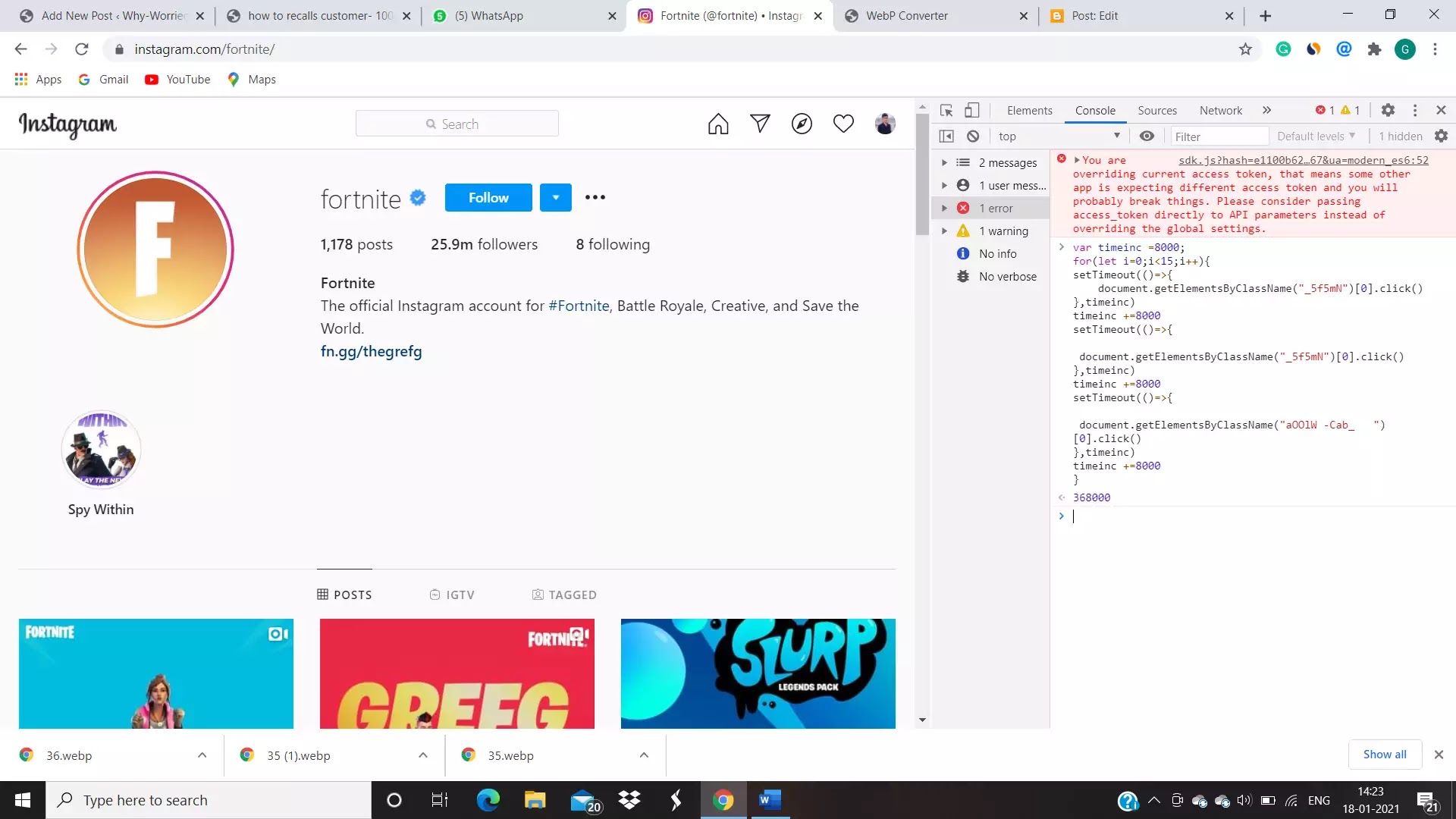 images of instagram desktop