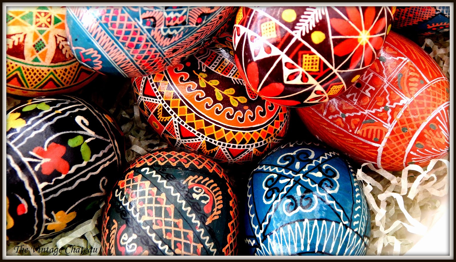The Vintage Chateau PysankyUkrainian Easter Eggs