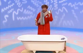 Mr Noodle gets soap, a towel and a bath brush this time. Sesame Street Elmo's World Bath Time The Noodle Family