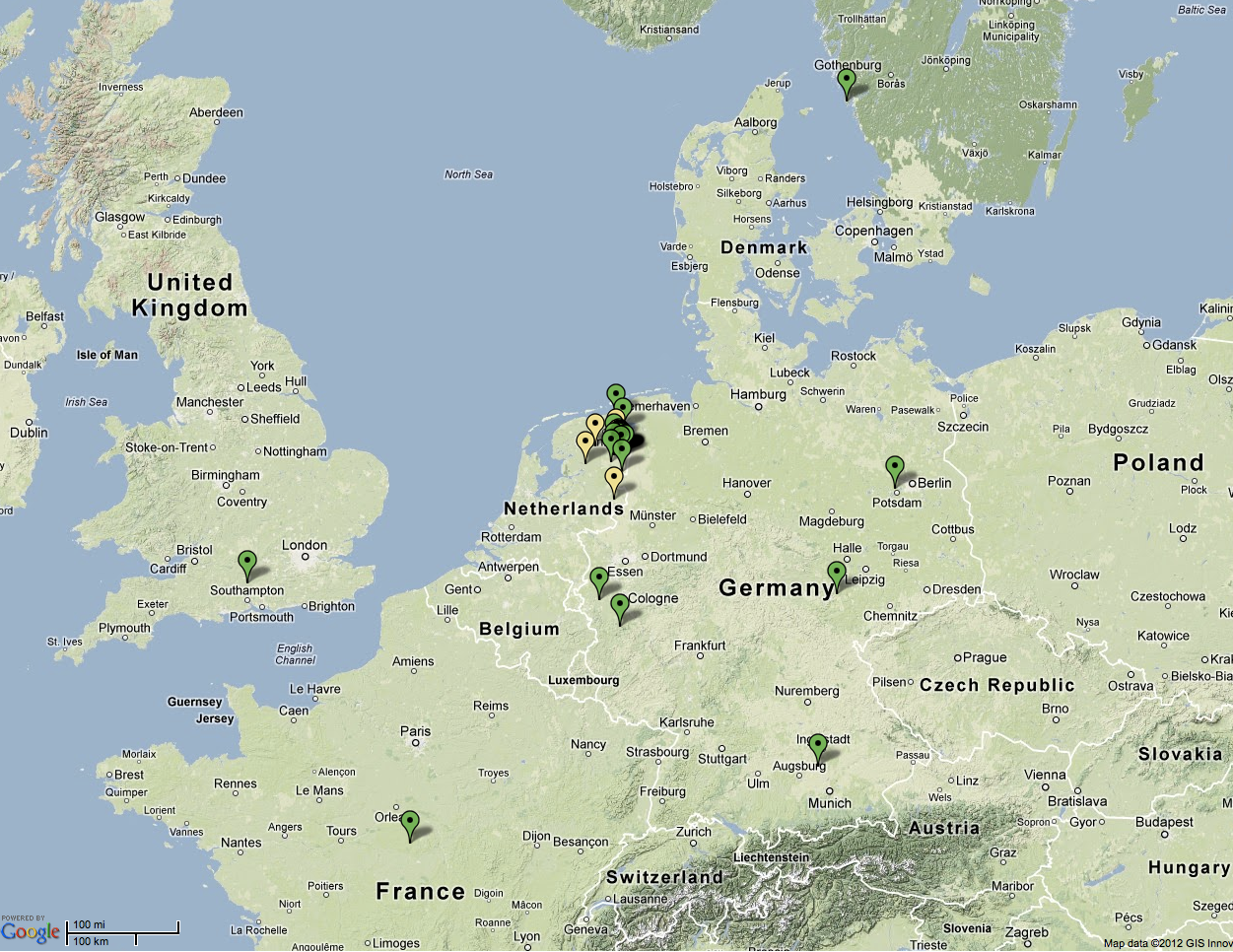 Google Map Europe