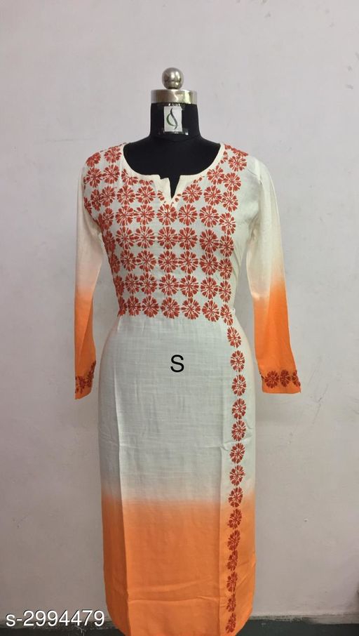 Kurti : Fabric and prcie variable for enquiry WhatsApp +919730930485