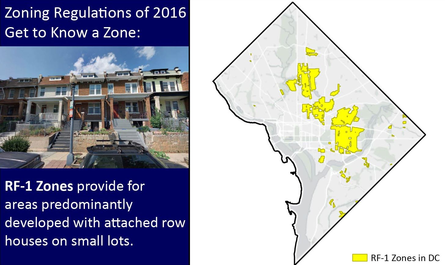 bloomingdale new DC zoning regulations RF1 zone (formerly R4)