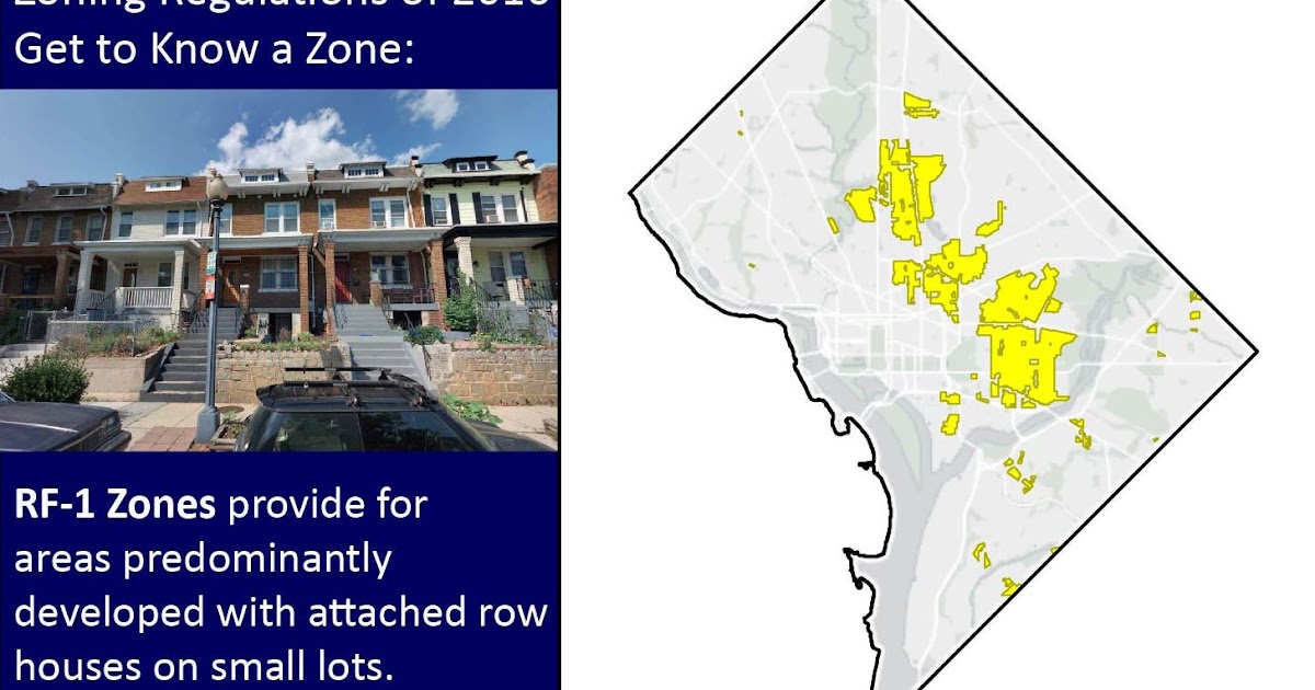 bloomingdale new DC zoning regulations RF1 zone (formerly R4)