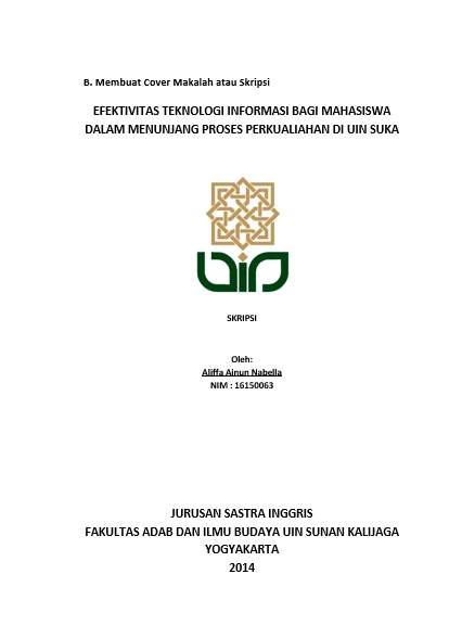 Skripsi Uin Suka Ide Judul Skripsi Universitas