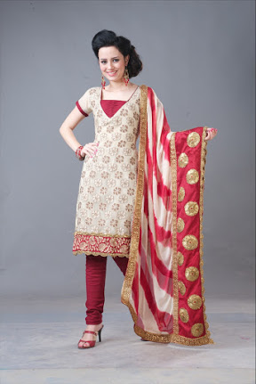 READYMADE COLLECTIONS: Churidar material-unstitched