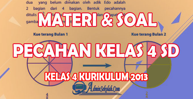 Materi Dan Soal Pecahan Kelas 4 Sd Matematika Kurikulum 2013 Admin Sekolah