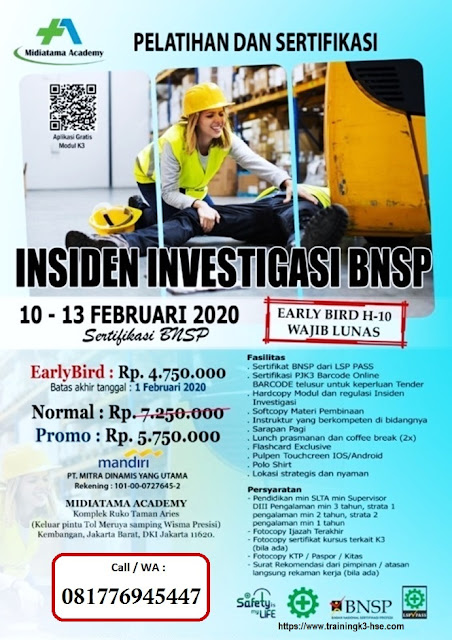 Investigasi Insiden tgl.10-13 Februari 2020 di Jakarta