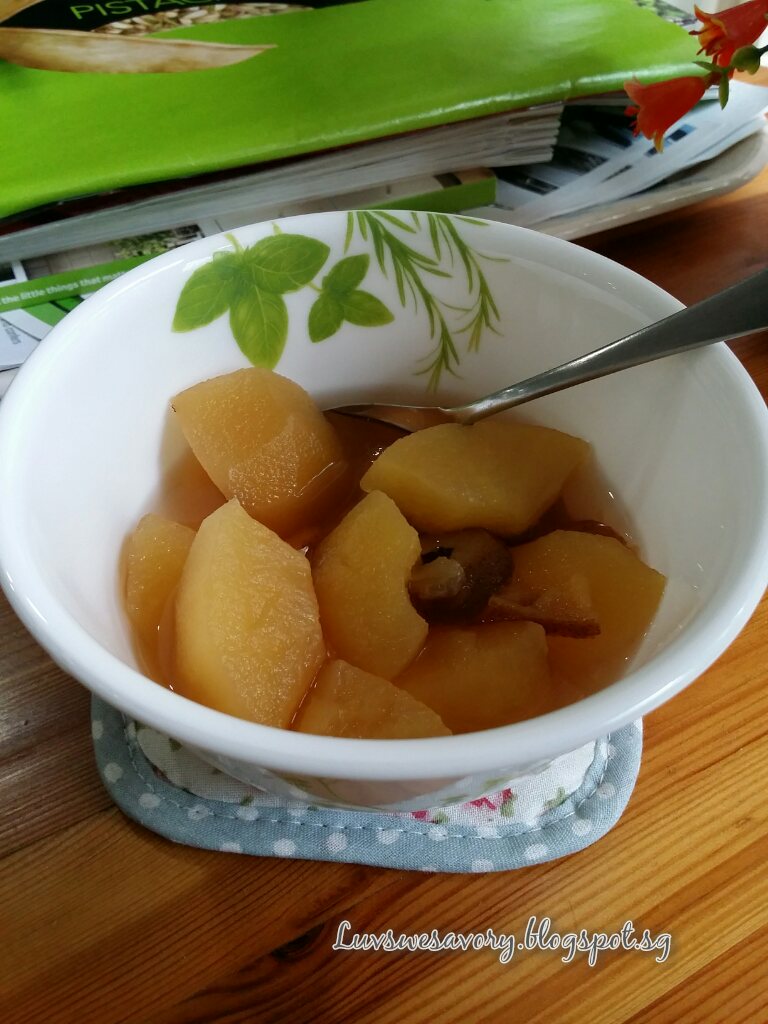 Luvswesavory Dried Haw Slices with Apple Honey Tea