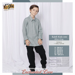 Kahfi Kids 100 Silver Grey
